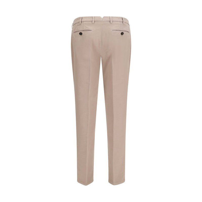 Brunello Cucinelli Beige Cotton Casual Pants