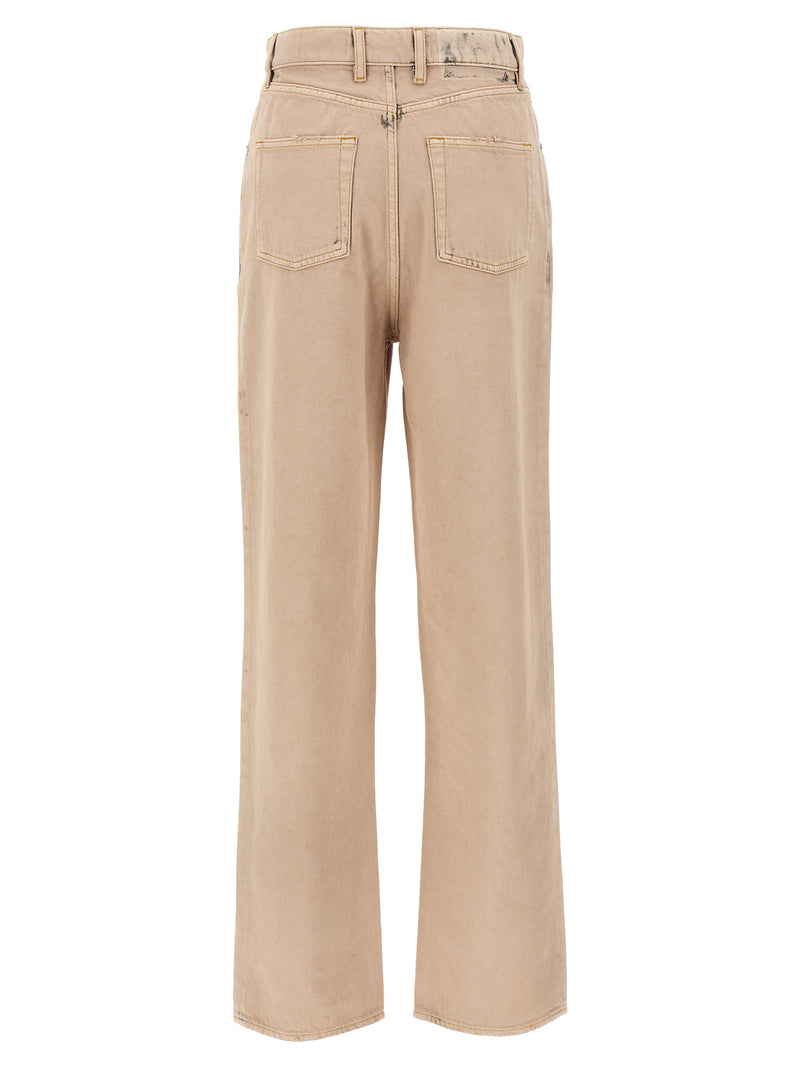 Golden Goose Multicolor Cotton Straight-Leg Jeans