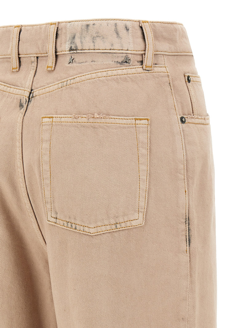 Golden Goose Multicolor Cotton Straight-Leg Jeans