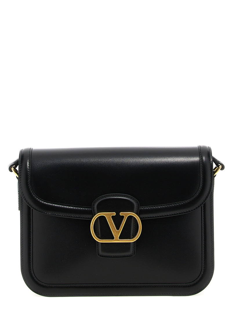 Valentino Garavani Black Calfskin Shoulder Bag