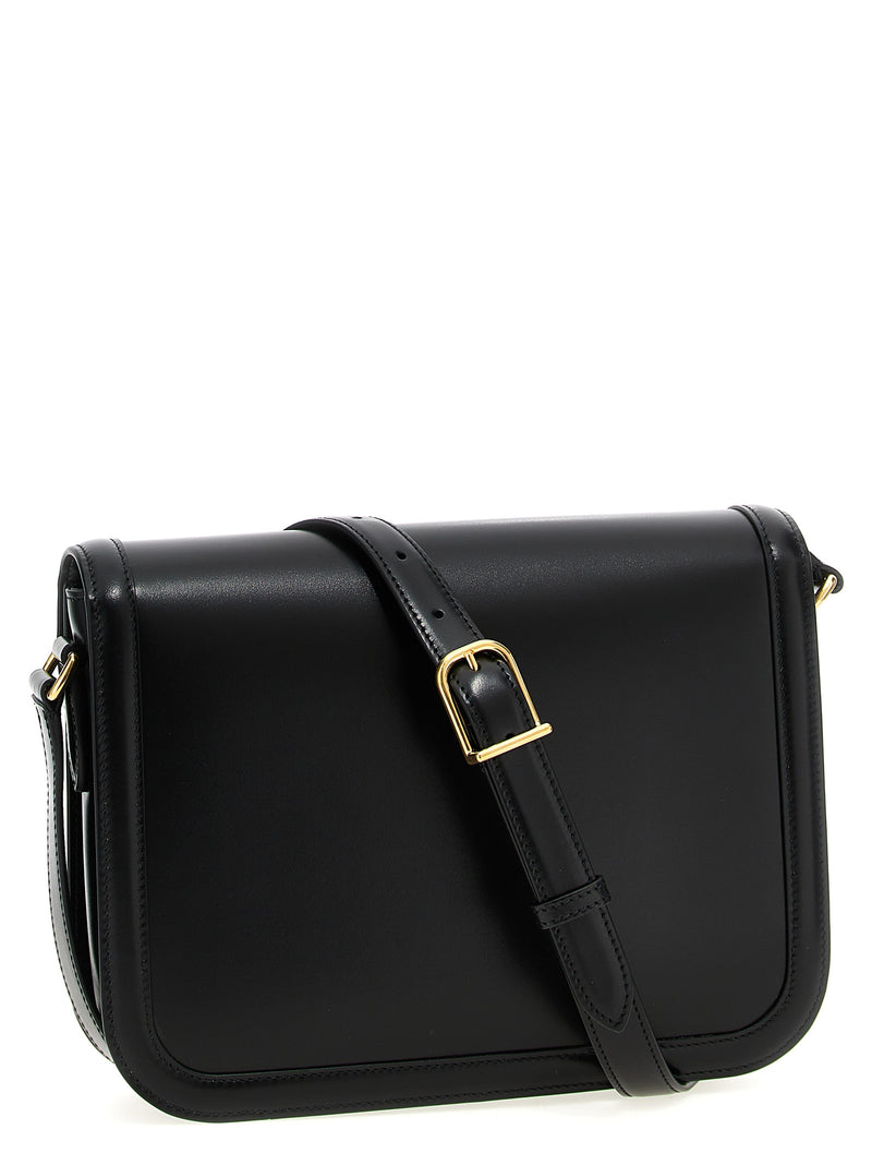 Valentino Garavani Black Calfskin Shoulder Bag