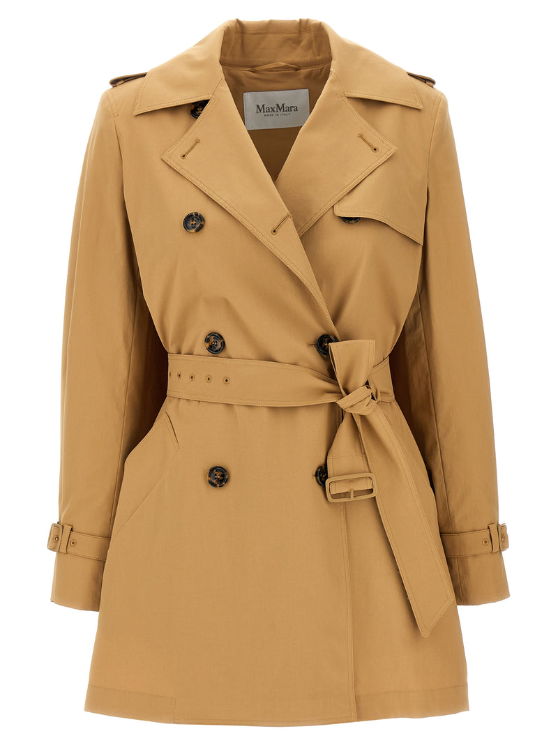 Max Mara Brown Cotton Coat