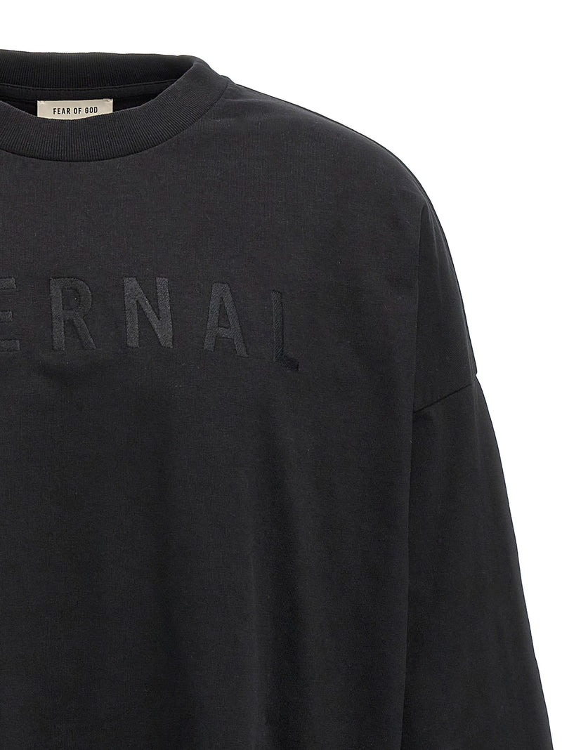 Fear Of God Black Cotton T-Shirt