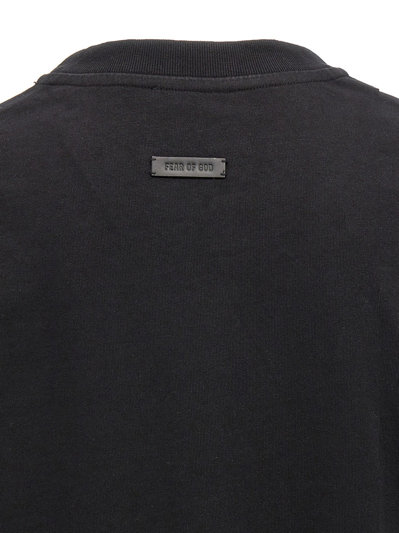 Fear Of God Black Cotton T-Shirt