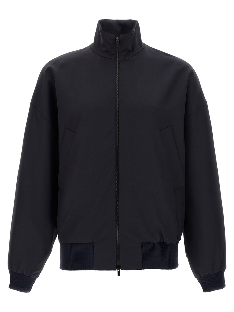 Fear Of God Blue Virgin Wool Full-Length Jacket