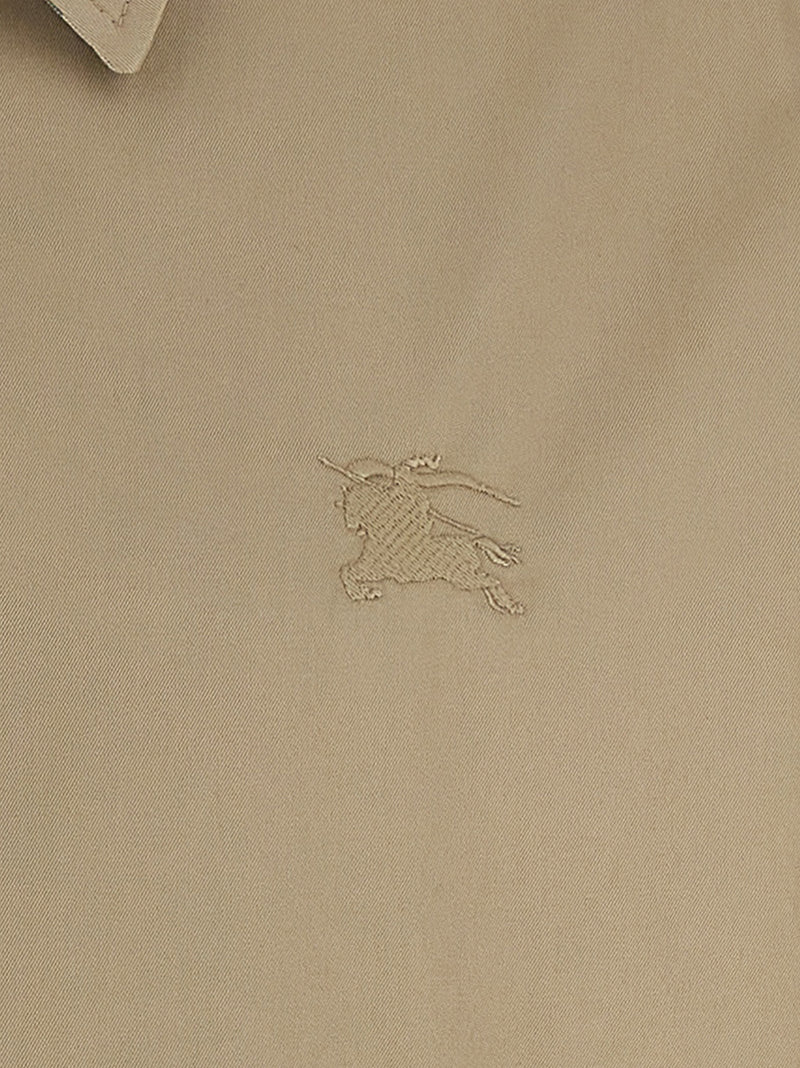 Burberry Beige Cotton Full-Length Jacket