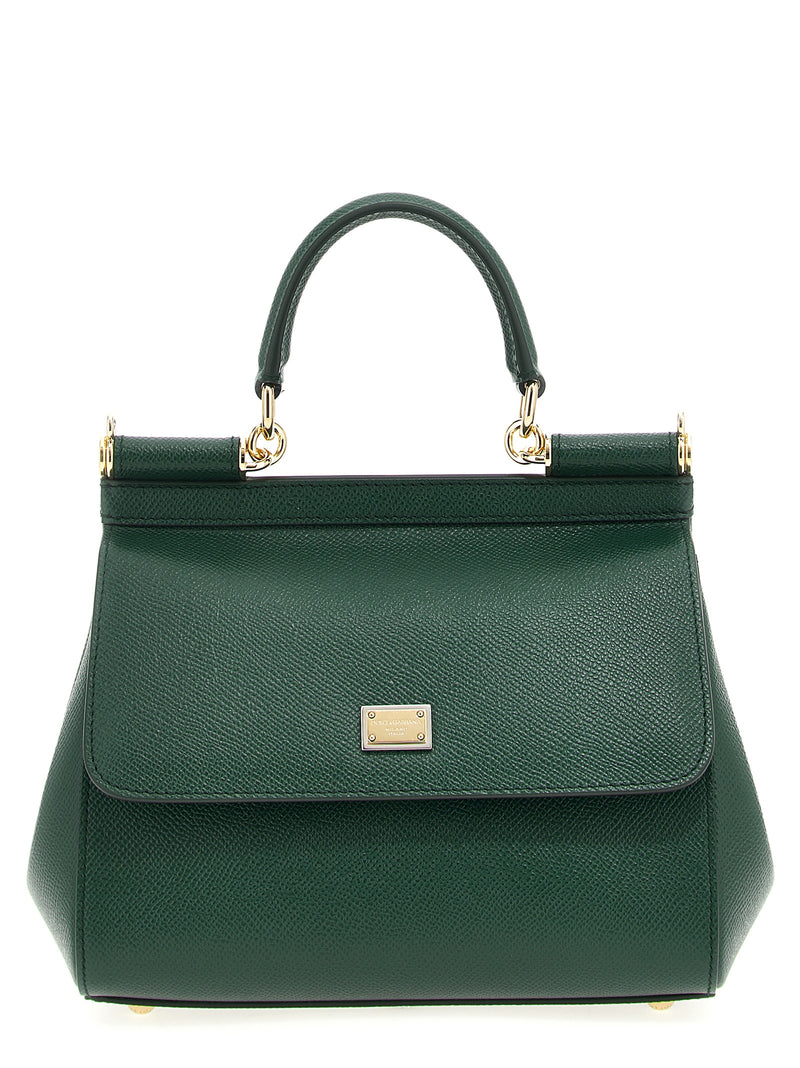 Dolce & Gabbana Bicolor Calfskin Handbag