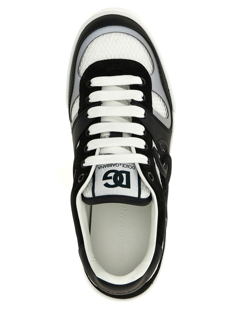 Dolce & Gabbana Bicolor Calfskin Sneakers