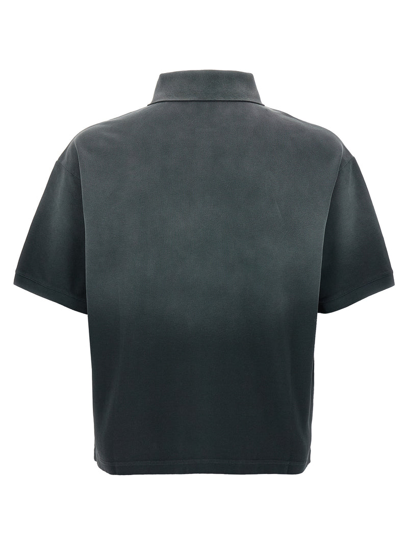 Alexander McQueen Gray Cotton Polo Shirt