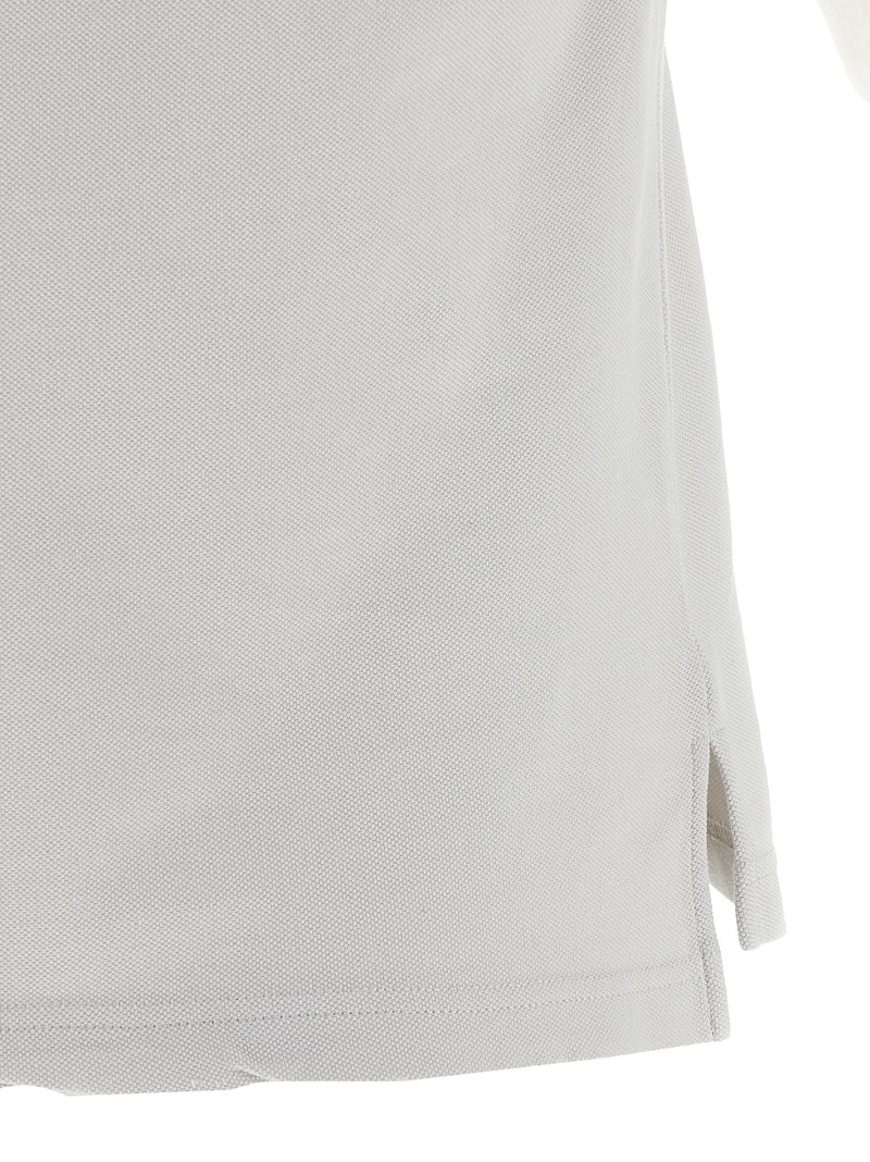 Balenciaga Gray Cotton Polo Shirt