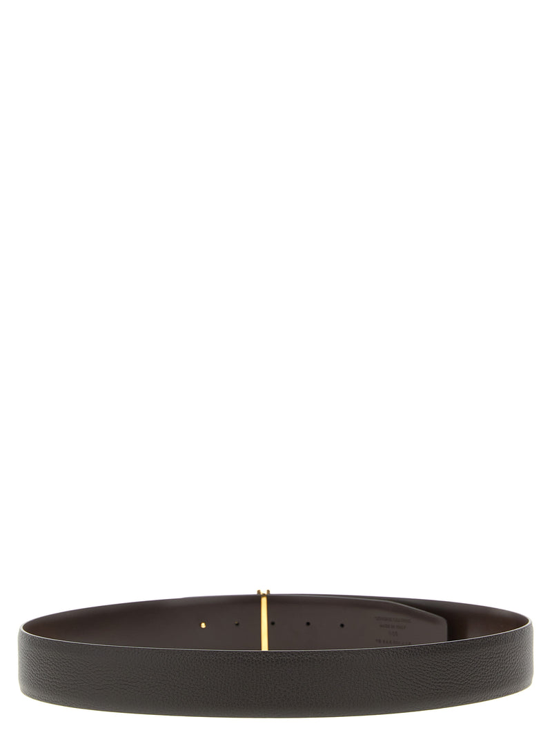 Tom Ford Brown Calfskin Belt