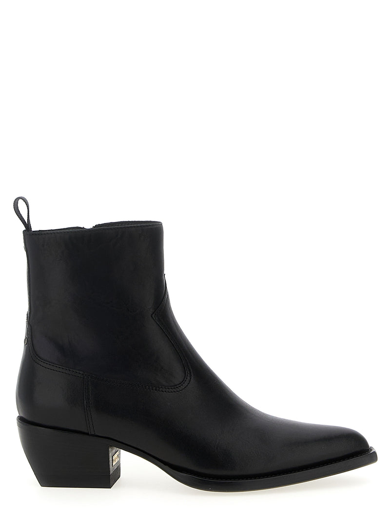 Golden Goose Black Cowhide Chelsea Boots