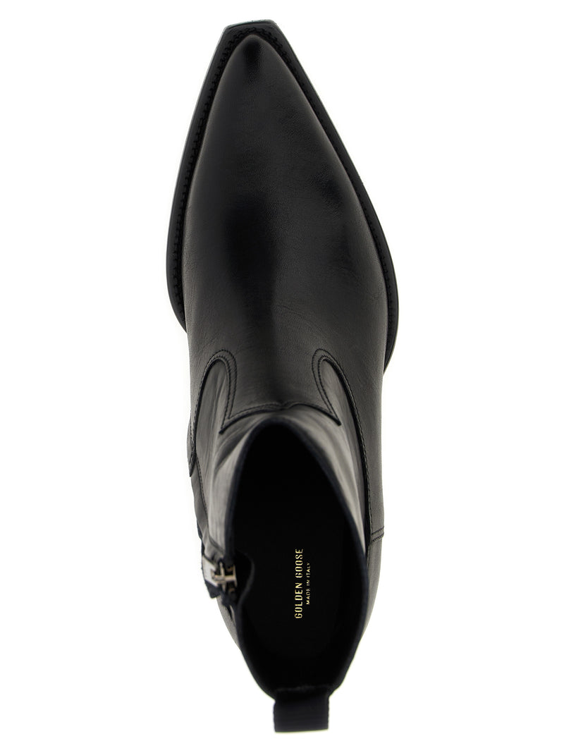 Golden Goose Black Cowhide Chelsea Boots