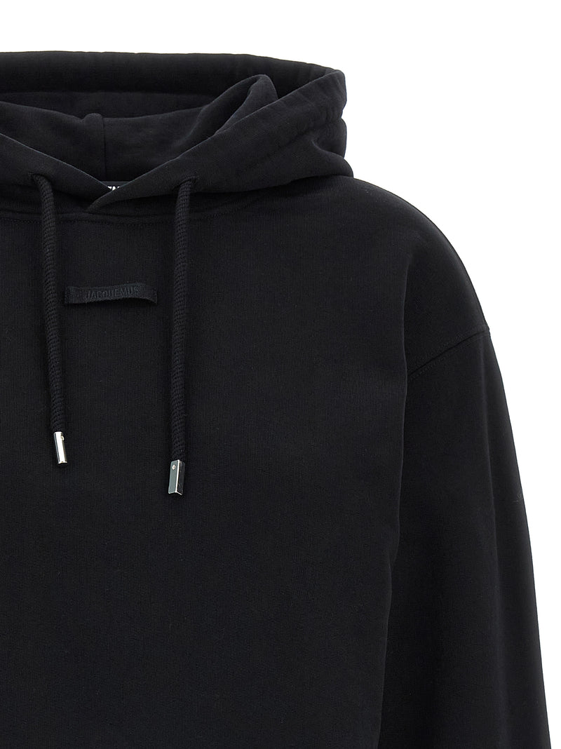 Jacquemus Black Cotton Hoodie
