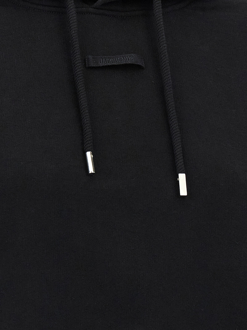 Jacquemus Black Cotton Hoodie