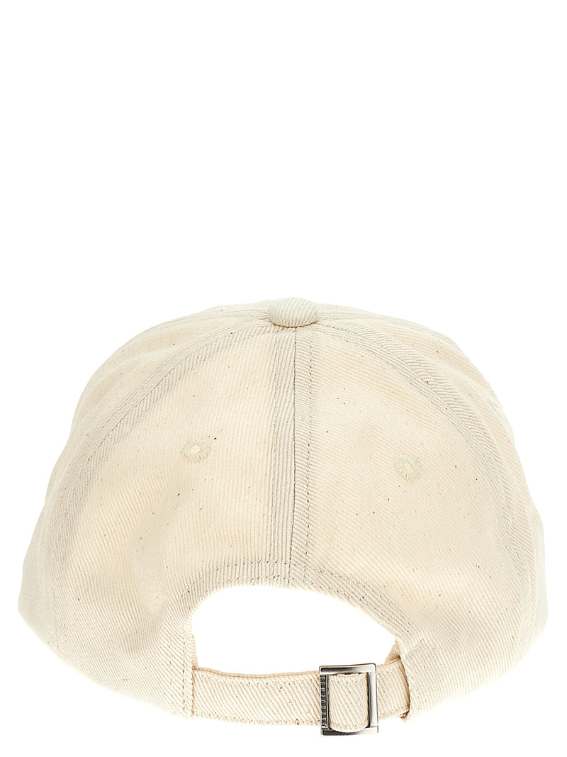 Jacquemus White Cotton Cap (Baseball Hat)