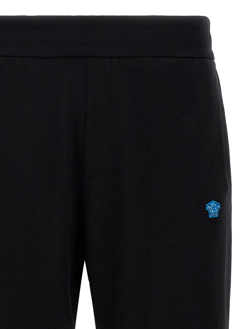 Versace Black Cotton Joggers (Workout Pants)