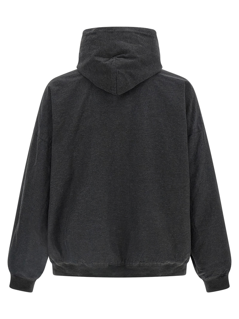 Balenciaga Gray Cotton Sweatshirt