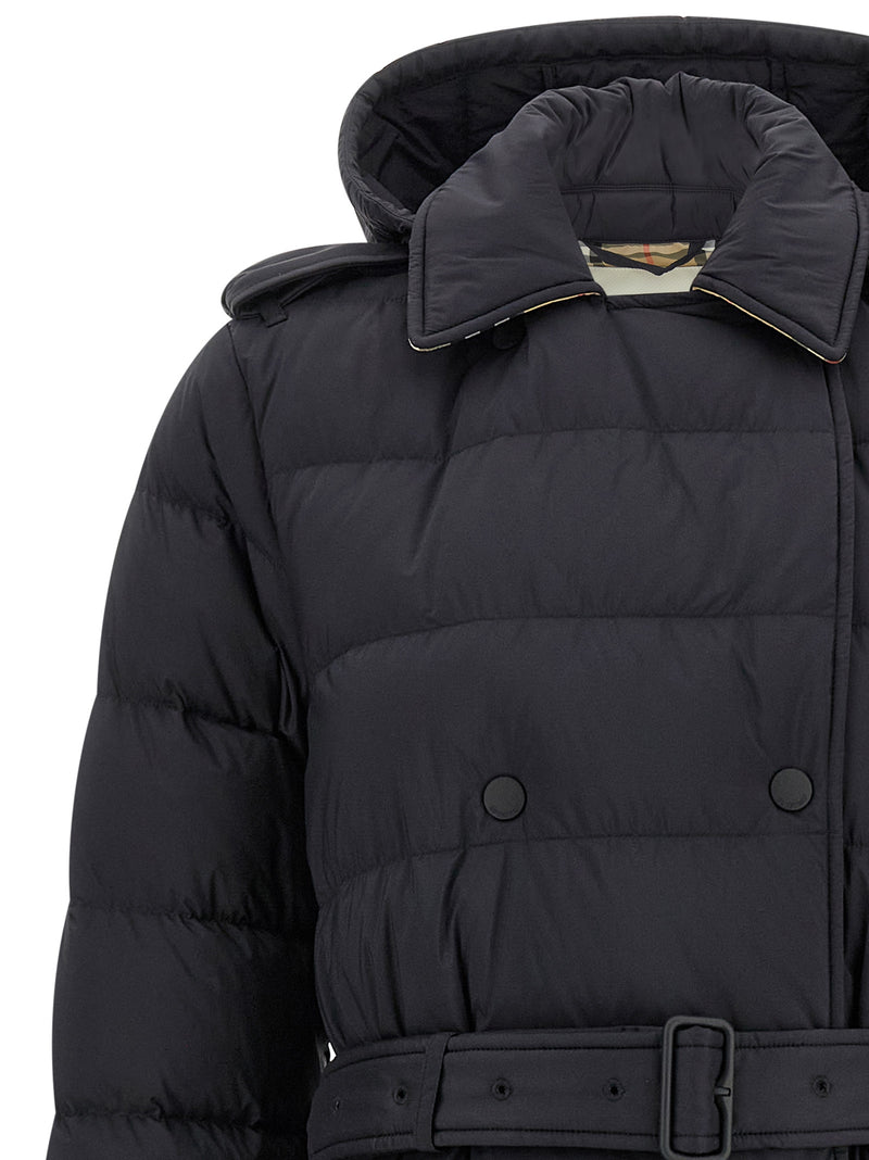 Burberry Black Polyamide Coat
