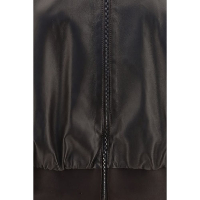 Gucci Brown Lamb Ovis Aries Aries Bomber