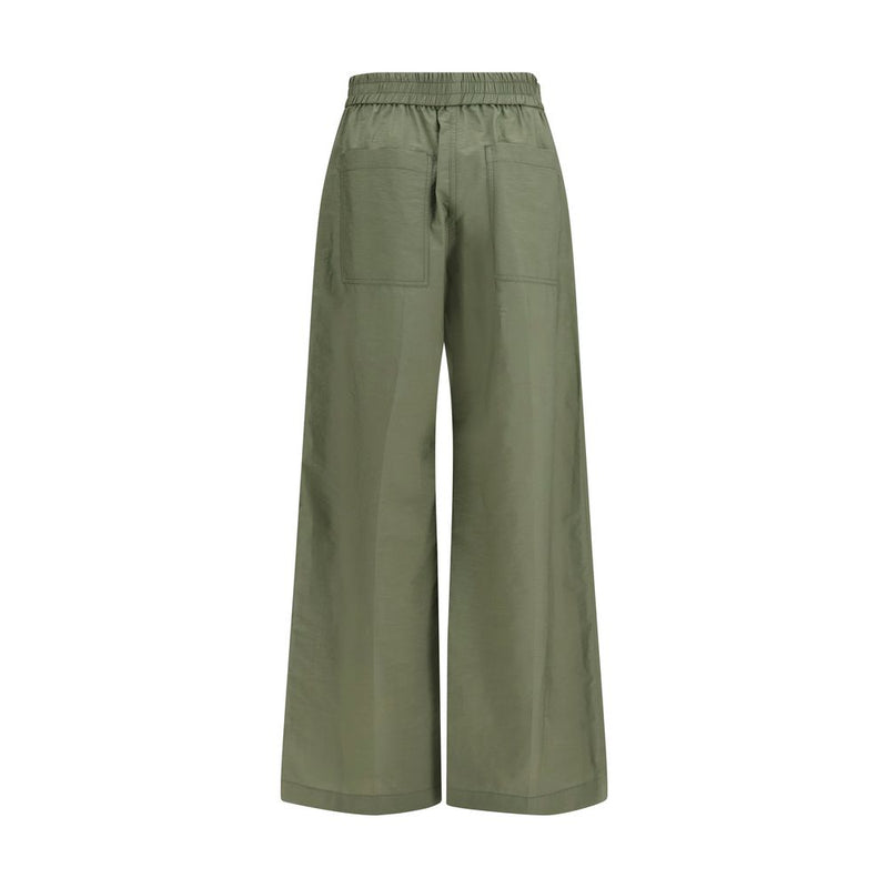 Brunello Cucinelli Bicolor Cotton Casual Pants