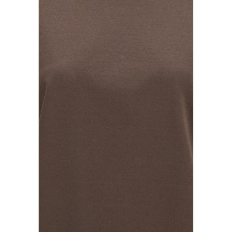 Brunello Cucinelli Brown Cotton T-Shirt