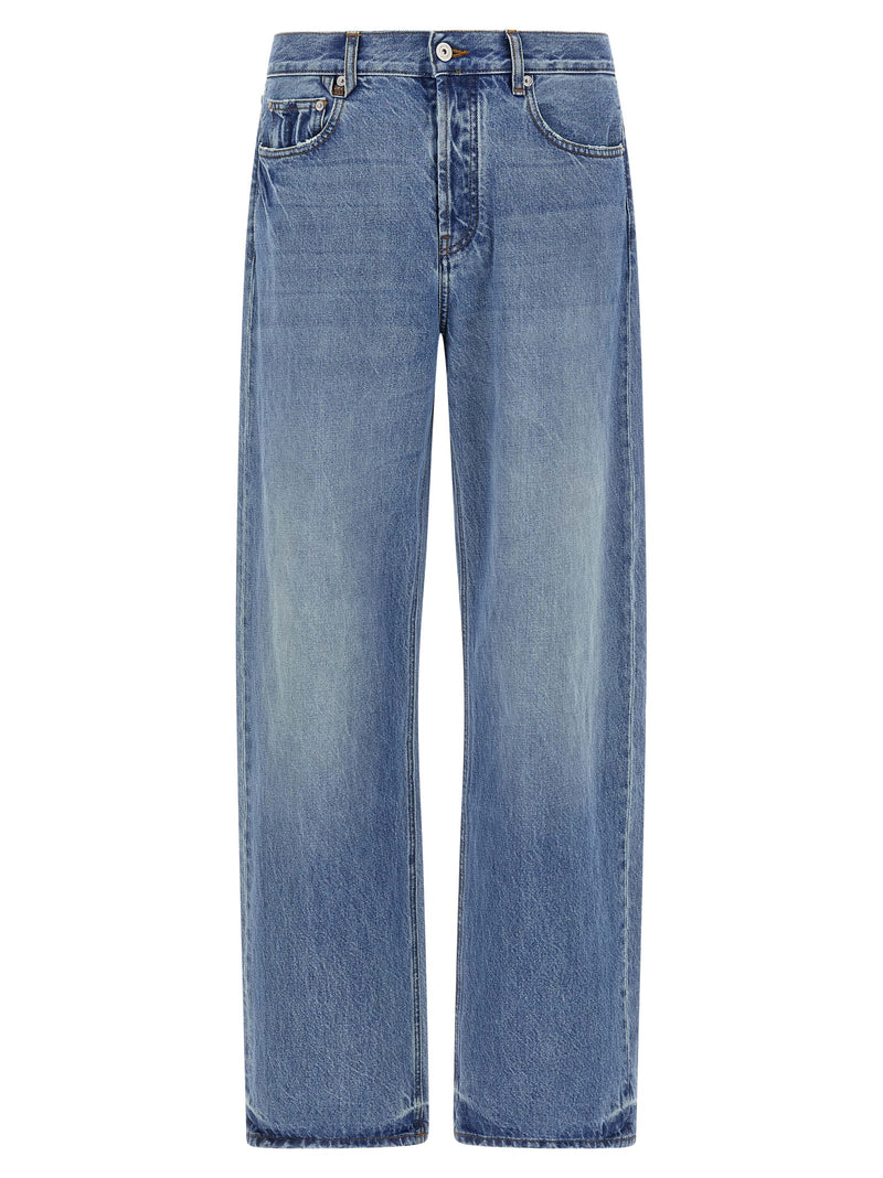 Jacquemus Blue Cotton Straight-Leg Jeans