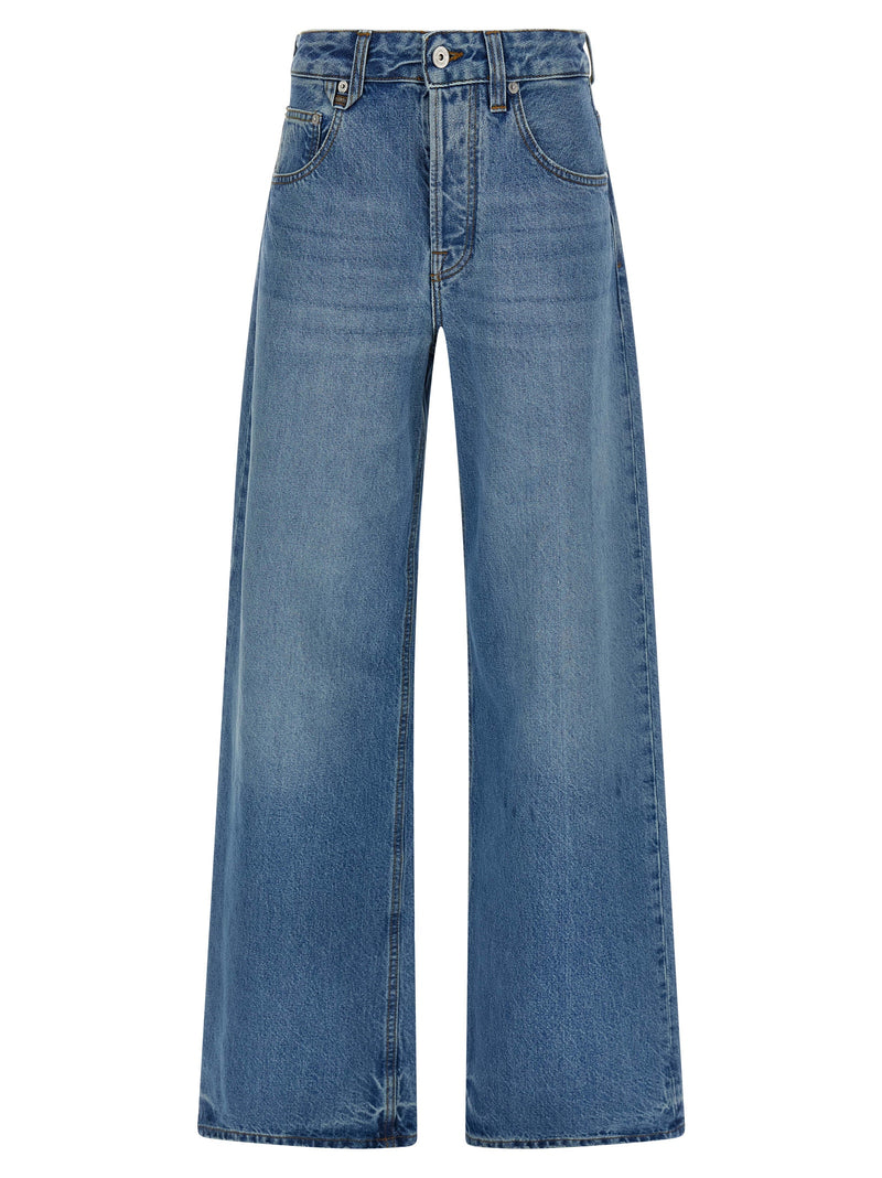 Jacquemus Blue Cotton Jeans Denim