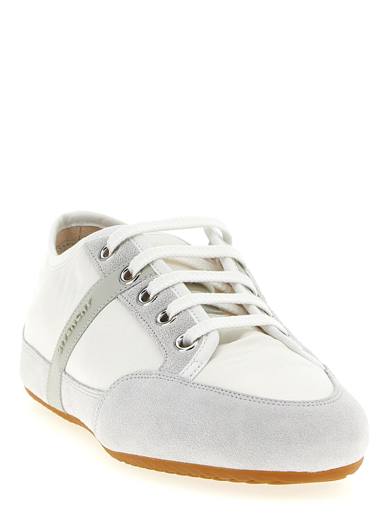 Givenchy White Polyamide Low Top Sneakers