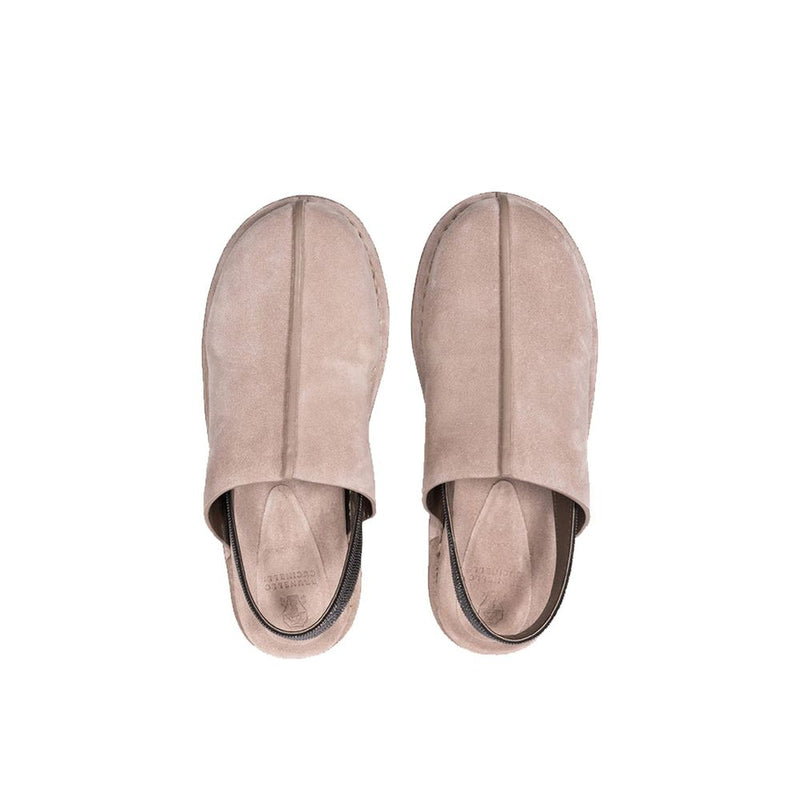Brunello Cucinelli Brown Leather Mules