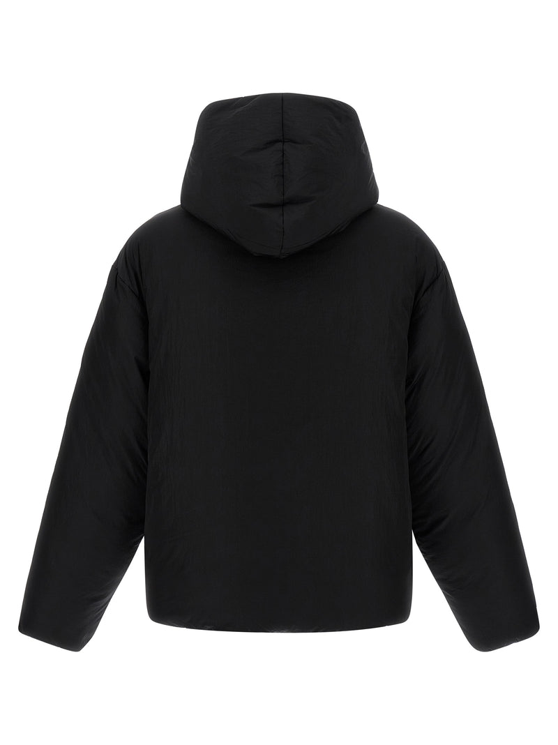 Jacquemus Black Polyamide Full-Length Jacket
