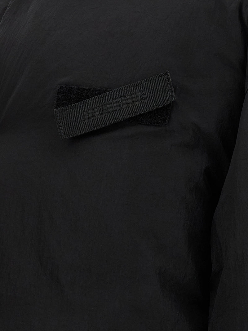 Jacquemus Black Polyamide Full-Length Jacket
