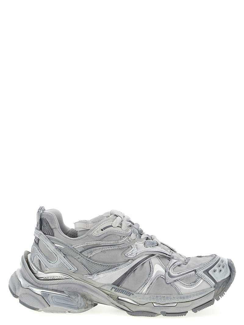 Balenciaga Gray Polyethylene Athletic Sneakers