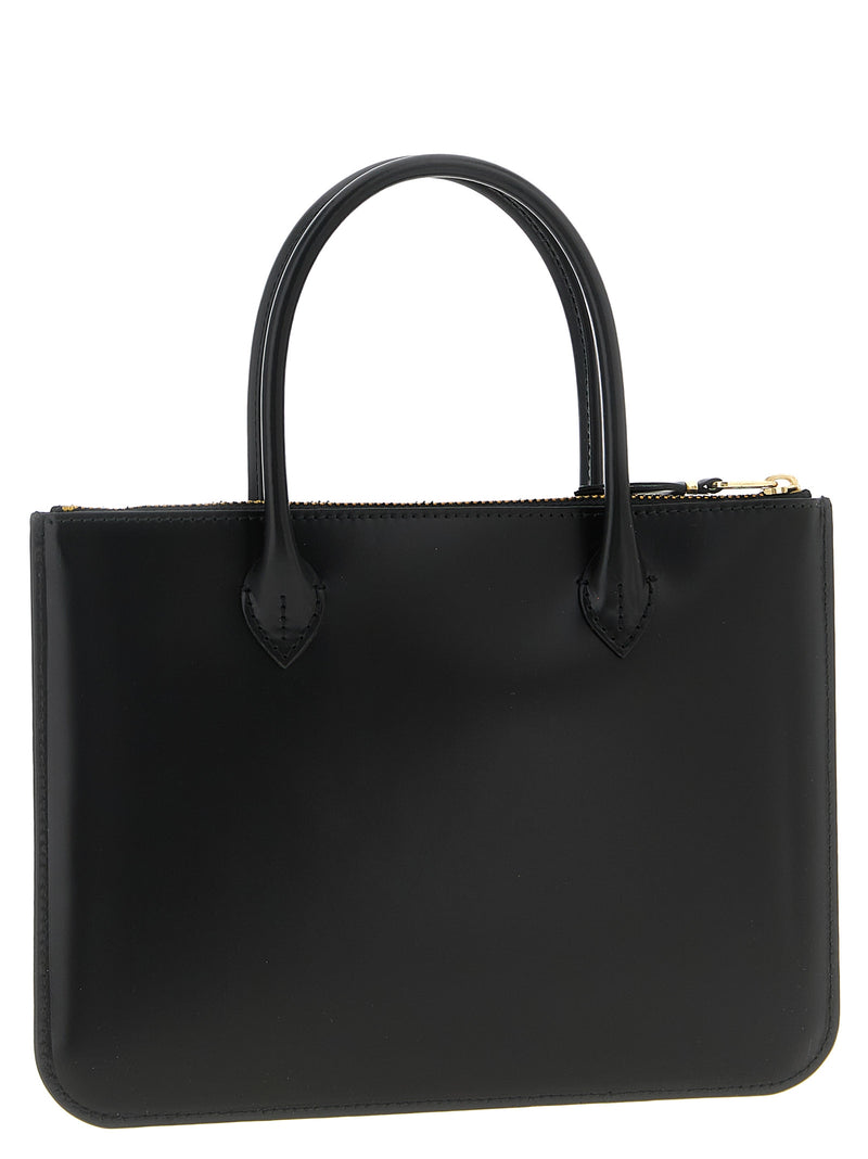Comme Des Garçons Black Cowhide Handbag