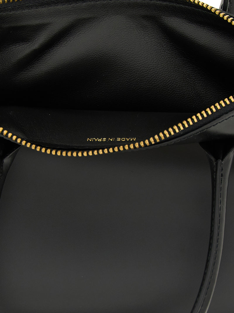 Comme Des Garçons Black Cowhide Handbag