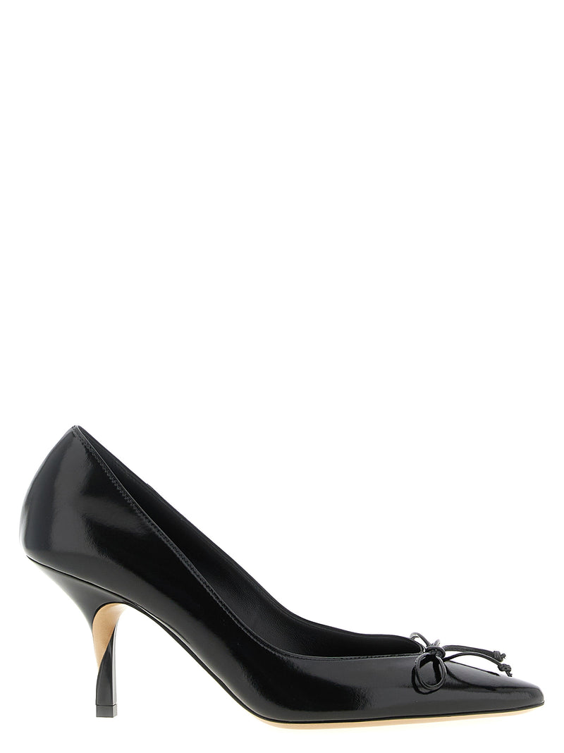 Jacquemus Black Cowhide High Heel Pumps