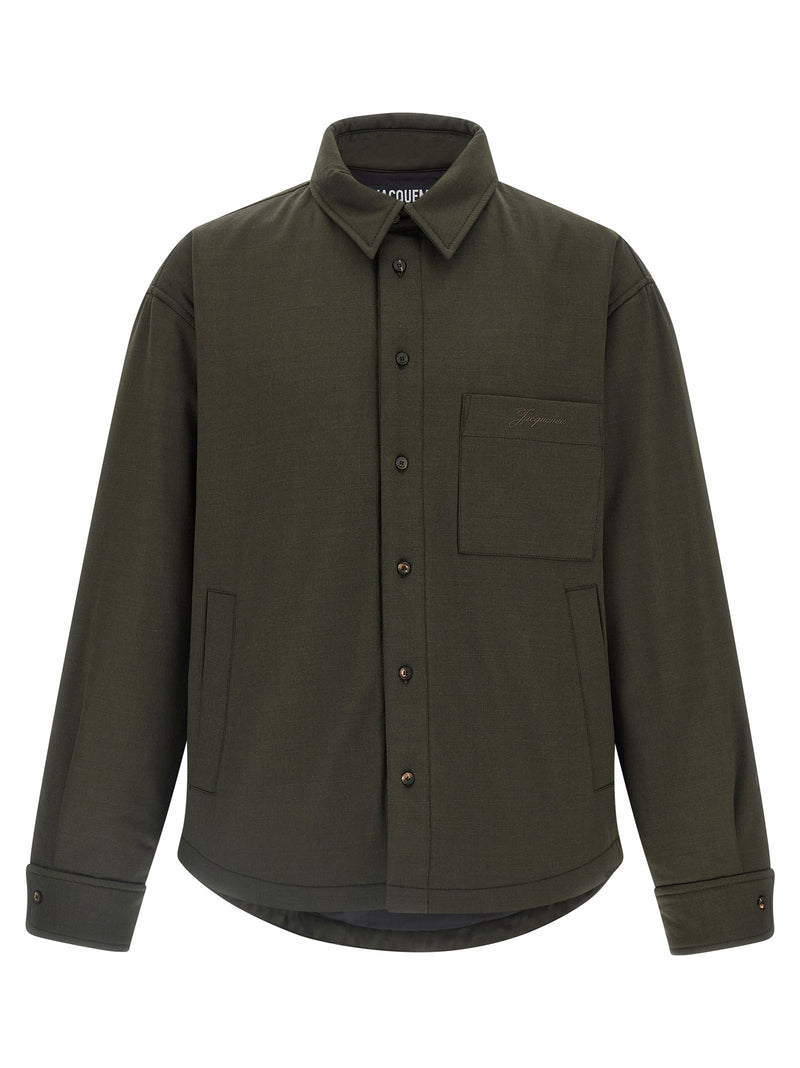 Jacquemus Bicolor Virgin Wool Shell Jacket