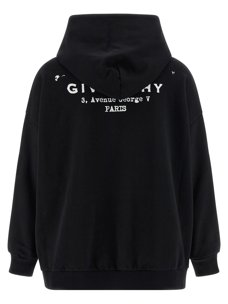 Givenchy Bicolor Cotton Hoodie