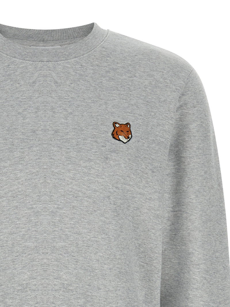 Maison Kitsuné Gray Cotton Sweatshirt