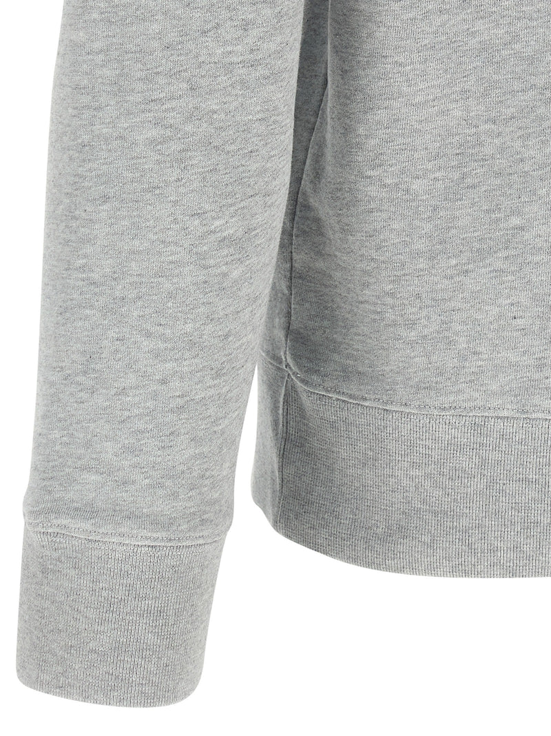 Maison Kitsuné Gray Cotton Sweatshirt