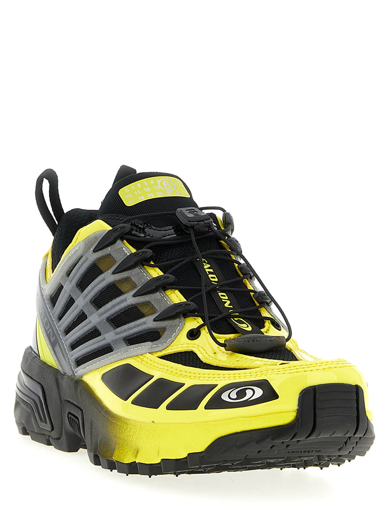 MM6 Maison Margiela Bicolor Nylon Athletic Sneakers