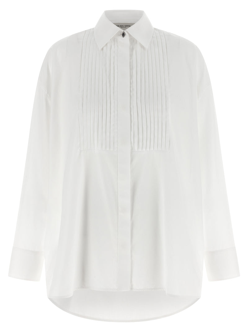 Golden Goose White Cotton Blouse