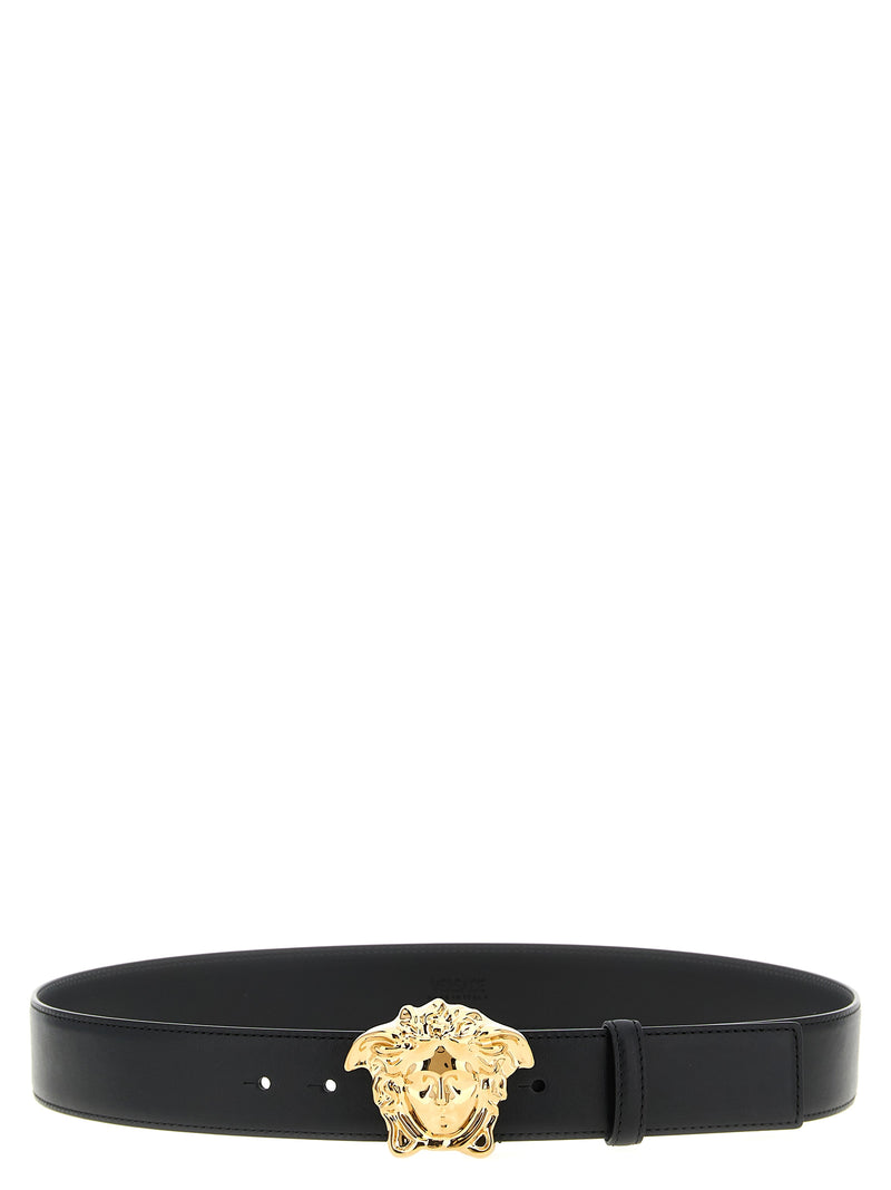 Versace Black Calfskin Regular Belt
