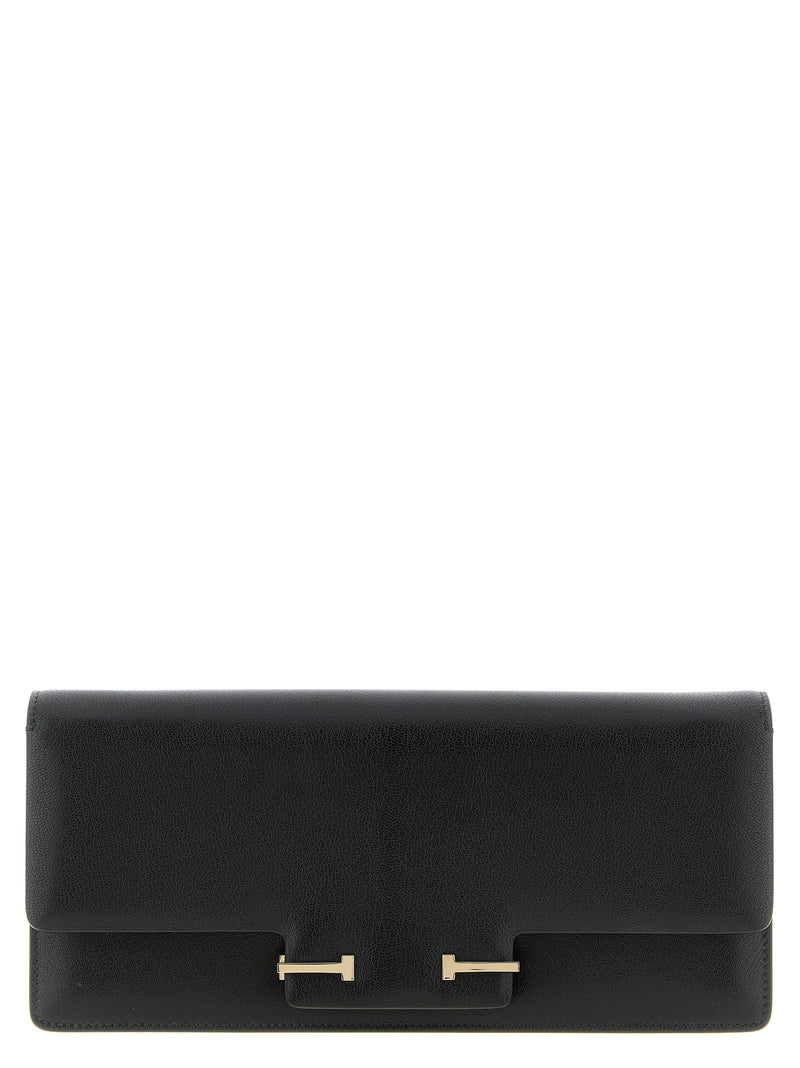 Tom Ford Black Goatskin Shoulder Bag