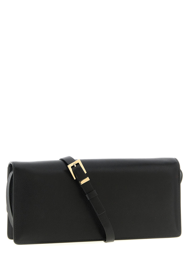 Tom Ford Black Goatskin Shoulder Bag