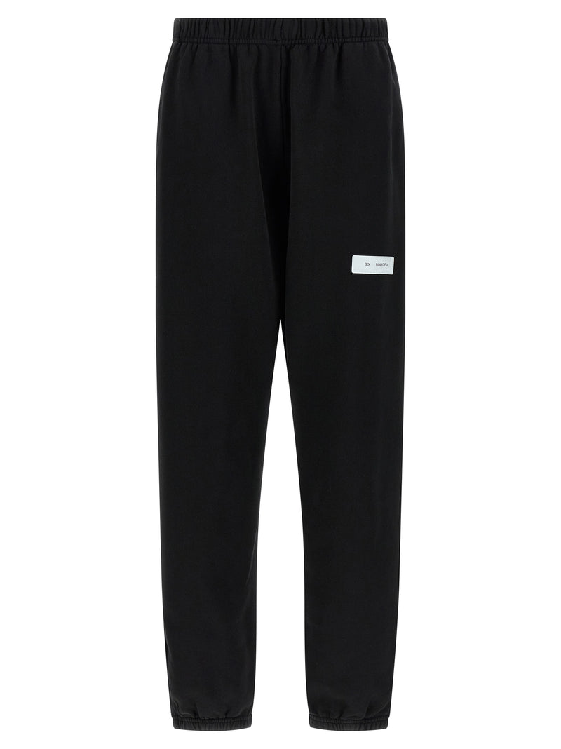 MM6 Maison Margiela Black Cotton Joggers (Workout Pants)