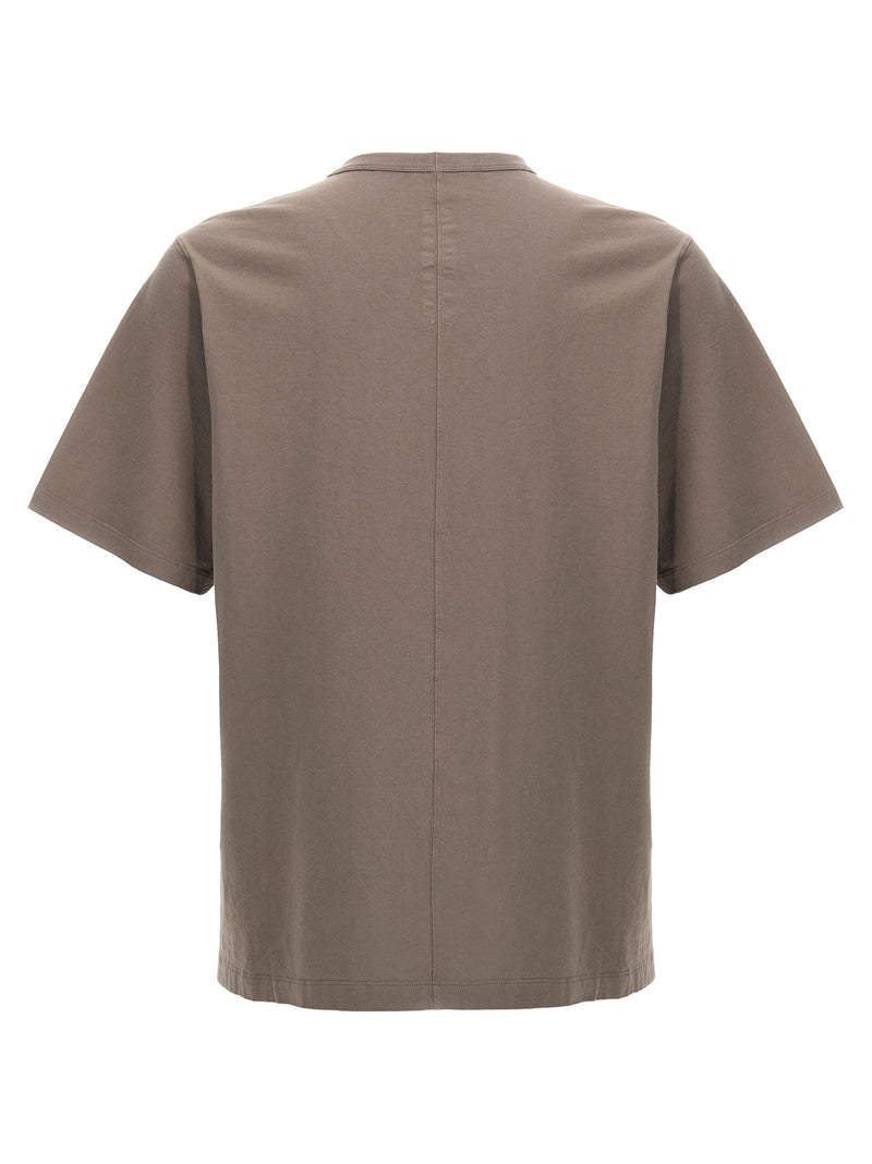 Rick Owens Gray Cotton T-Shirt