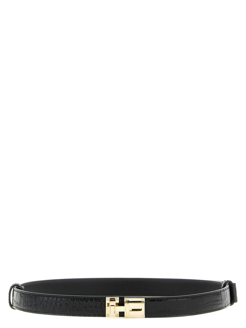 Cinto regular preto de couro de bezerro Tom Ford