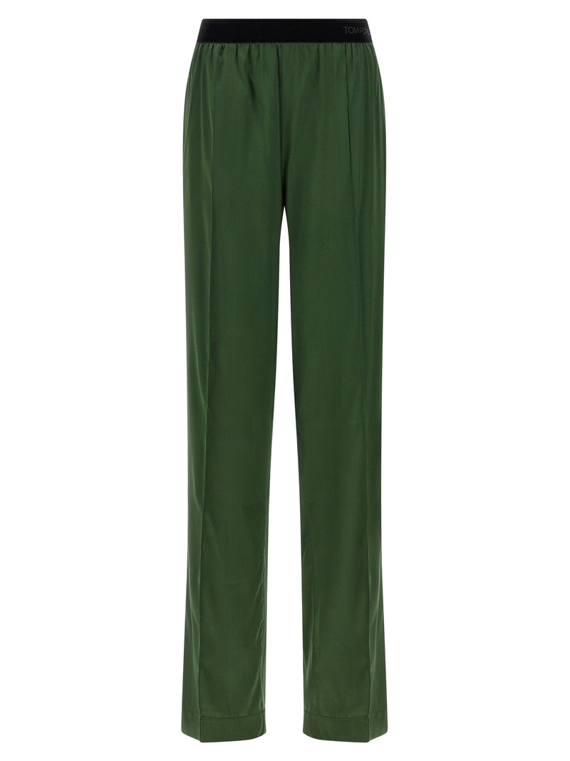 Tom Ford Bicolor Silk Casual Pants