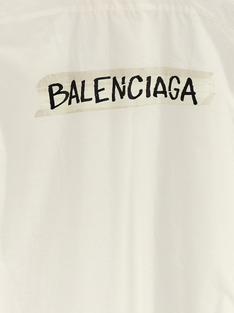 Balenciaga White Cotton Blouse